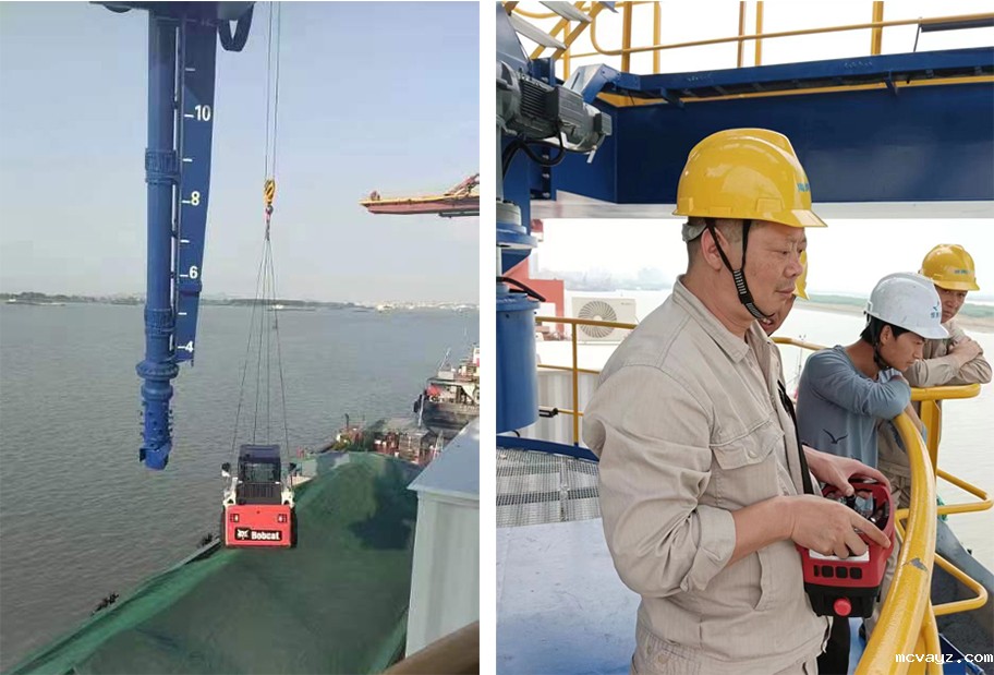 镇江市首台煤炭螺旋卸船机投产使用(图4) 3d6db41f0933da2eb9a5c10ce58a0b10.jpg